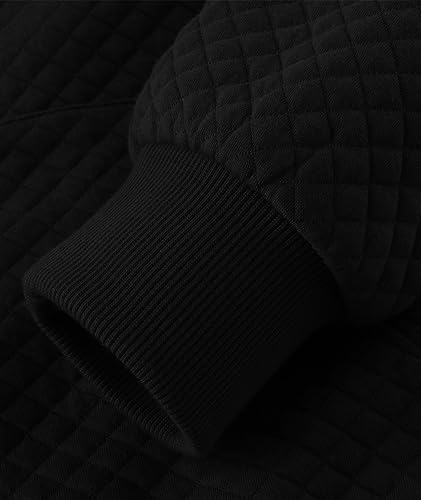 Image of GEEK LIGHTING Mens Fleece Lined Hoodies Zip Up Waffle Knit Thicken Hooded Sweatshirts Winter Jackets