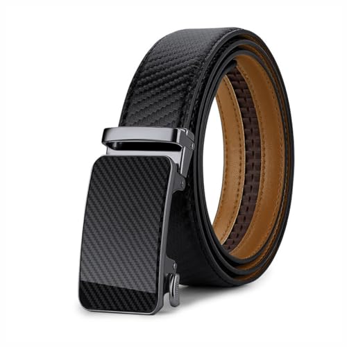 Cowhide Automatic Buckle Belt Genuine Leather Business Belt
