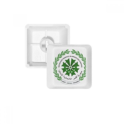 Keycaps Clavier Mécanique Blanc PBT Moroni Comores Sans Marquage OEM Touches