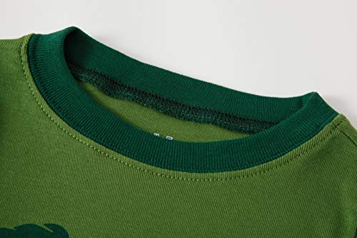 image for Family Feeling Dinosaur Baby Boys Long Sleeve Pajamas Sets Cotton Pyja