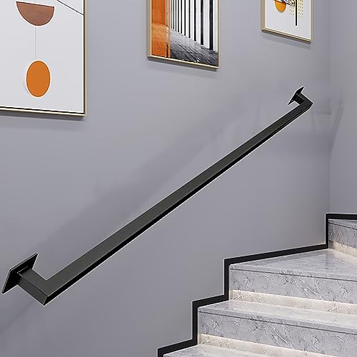 Rambarde d'escalier extérieure fer forgé antidérapante fixe de 1,83 m