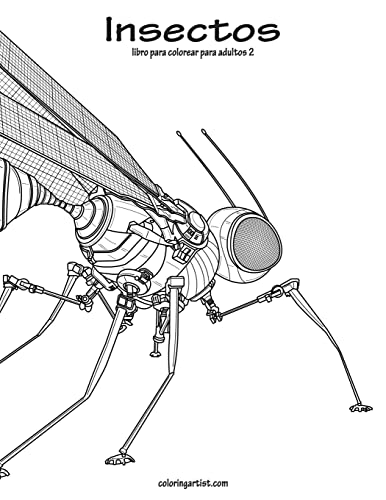 Insectos libro para colorear para adultos 2 (Spanish Edition)
