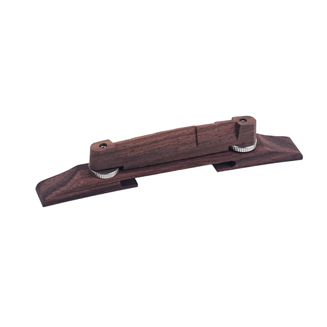 VICASKY 3 Piezas puente de guitarra para bajo puente de rodillos de guitarra puente de bajo Puente de guitarra con puente de guitarra de palisandro De madera Brown