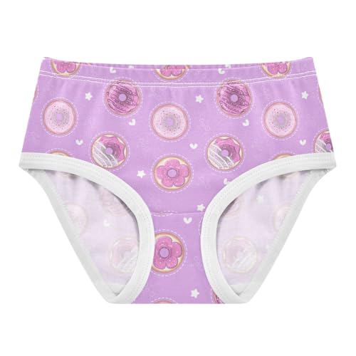Little Girl Underwear Toddler Panties Kids Undies Sweet Donuts Soft Cotton Briefs 2T-8Y