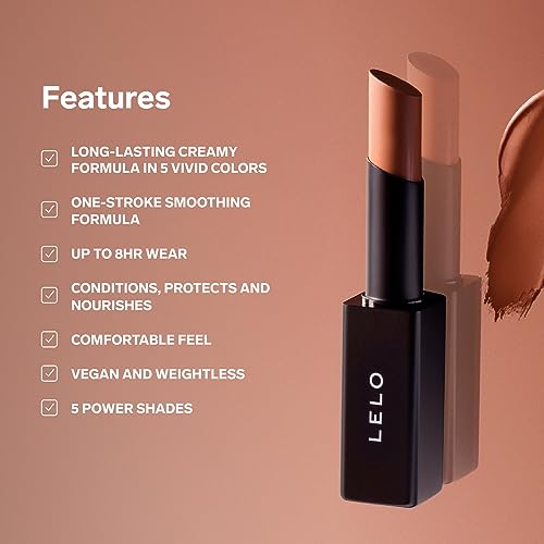 LELO MAKEUP - STYLO Lipstick - Extra Creamy Matte Lipstick for Women Long Lasting Lipstick, Lipsticks - 01 NOTORIOUS - Image 2