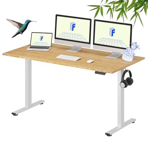 FLEXISPOT EN1 Bamboo Standing Desk, 60 x 30 Inches One-Piece...