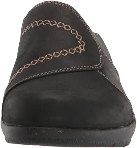 Clarks Roseville Faye Clog, Black Leather, 11 Medium | Image 1