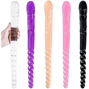 LFHCW 2 In 1 Super Lange Anale Ballen Anale Ketting Realistische Dildo Extreem Zachte Tpe Anale Dildo Butt Plug Prostaat Massage Anale Ketting Gay Sm Erotische Vagina Masturberen Speeltjes Koppels