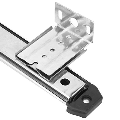 Toetsenbordladegeleiders, bureaulade schuifrailbeugel voor thuiskeuken, 2 stuks(one size-wit) - Image 7