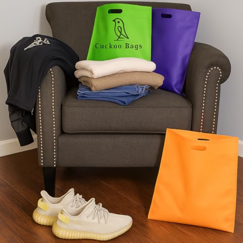 Image of Cuckoo Bags D‑Cut Cloth Shopping Bag, Gift Bag, Grocery Bags, Jewellery Bags /Medium Accessories /Cosmetics Bag Assorted Colors (Colors May Vary as per Availability)