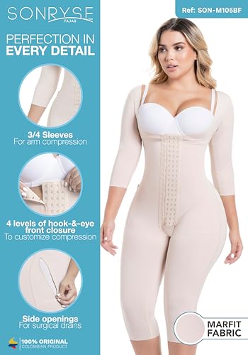 Sonryse M105BF Fajas Colombianas Post Surgery Compression Garments after Liposuction BBL & Lipo Stage 1 Faja4