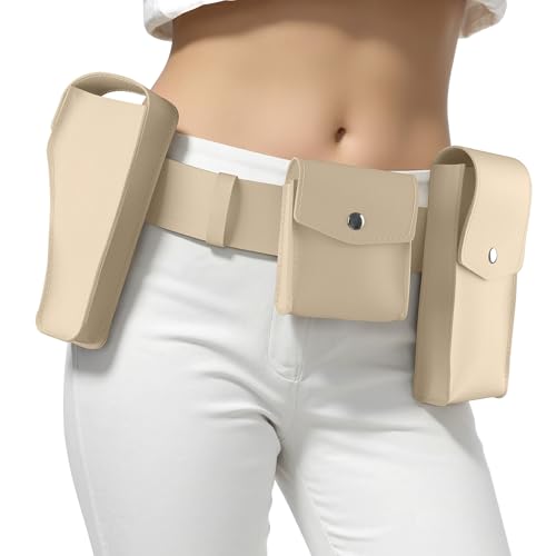 Adjustable Belt Holster for Women Queen Belt Costume Holster Costume with Pockets Cosplay Belts for Women Queen Warrior Cosplay Halloween Costume