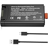 Fancy Buying 6000mAh Rechargeable Battery Pack Compatible with JBL PartyBox Club 120 and JBL Battery 200 Portable Speaker Perfect Replacement for JBL Party Box Club 120 Lithium-ion Spare Battery