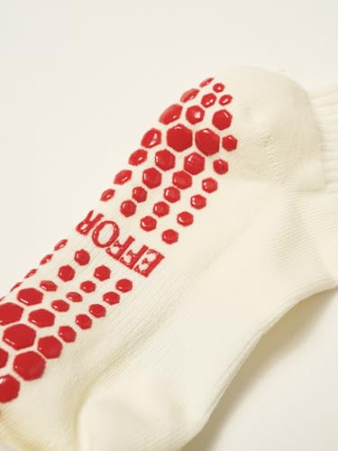 Image of Shapes Studio Half Calf Grip Socks, Cute Fruit Pilates Socks, Ruffle Socks, Non-Slip for Barre Yoga