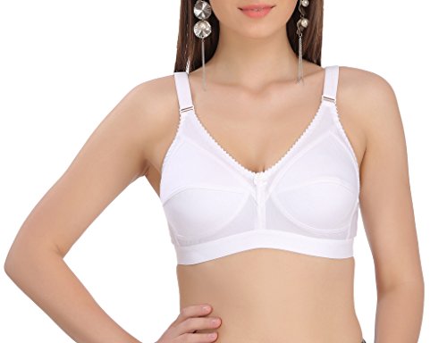 Image of Eve's Beauty Womens Full Coverage Bra | Adjustable Broad Straps | Full Cups Bra | Non Padded | Non Wired Bra