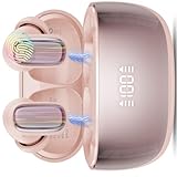 Conyat AI Auriculares Traductor de Idiomas, Auriculares traductores en Tiempo Real En 164 Idiomas con App y ENC Mic, Rosa Melocotón