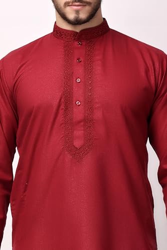 Image of Royal Kurta Men's Cotton Printed Kurta Pyjama