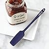 Silicone Jar Spatula | 600F Heat Resistant Non-Stick Rubber Scraper | Perfect for Jars, Smoothies, Blenders | One Piece Utensils | Durable Kitchen Cookware (UpGood Professional Spatulas, Blue) #2