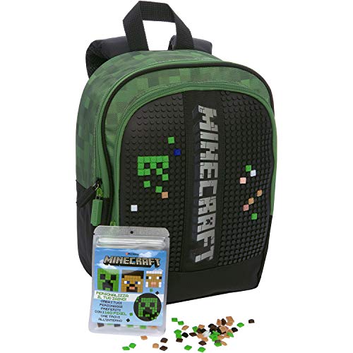 Minecraft: Mini Zaino Verde  Mochila Niños  Taglia unica