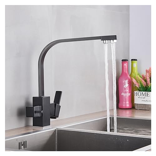 Robinet de cuisine mitigeur beige avec purification eau potable - 6