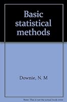Basic statistical methods 0060427310 Book Cover