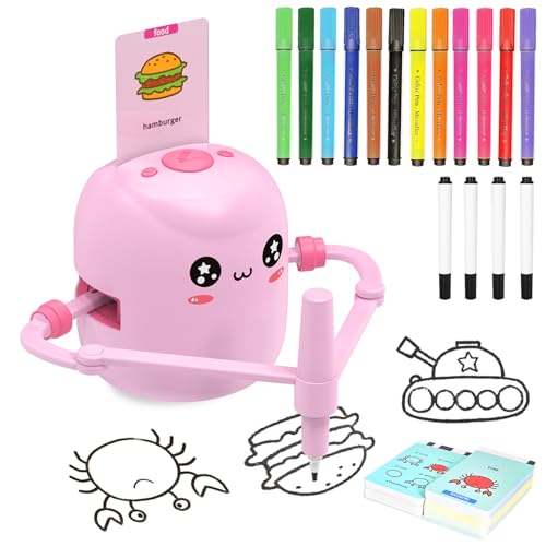 Drawing Robot for Kids with 150 Cards, Interactive Educational Pa...