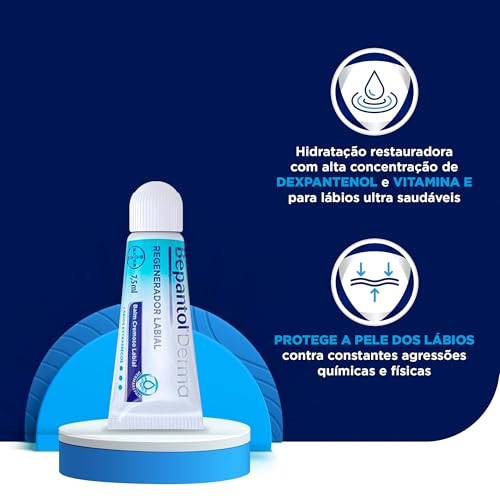 Bepantol Derma Regenerador Labial Diário, 7,5ml
