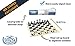 WE Games Chess Sets for Adults, Chess Board is 17 in., Chess Pieces with 3.08 inch King Travel Chess Set, Board Games Storage in Convenient Portable Carry Tube, Games for Adults