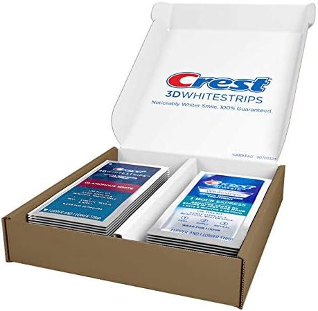 Crest 3D Blanco Glamorous White Whitestrips y bonus 1 h Express tiras el embalaje puede variar