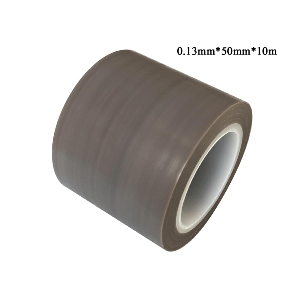 Ruban isolant en tissu PTFE, Ruban isolant en film PTFE 10 m 0,13 mm, plusieurs tailles(50mm)