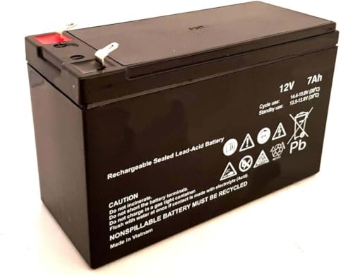 SKU 23451 - Batteria Al Piombo Acido 12V 7Ah Per Allarmi, Videosorveglianza, UPS Terminali T1 151*65*94mm | LED Italia - Foto 6