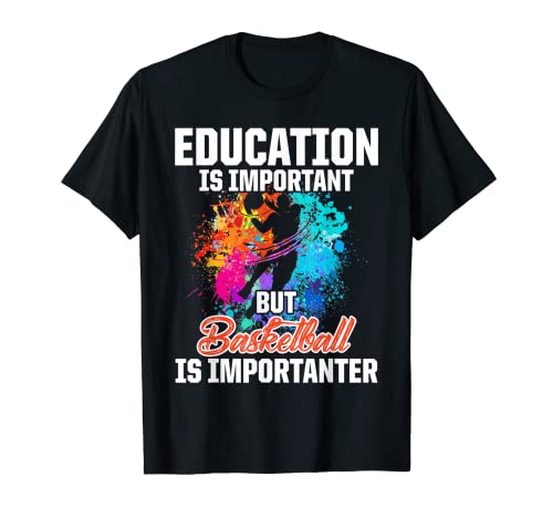 Education Basketball Player Coach Gift Funny Basketball T-Shirt