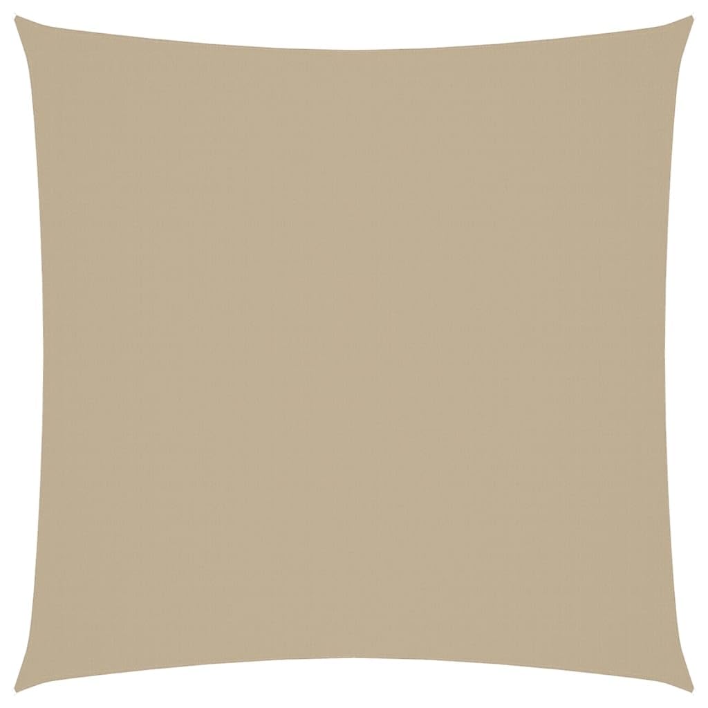 vidaXL Sunshade Sail Oxford Fabric Square 2x2m Beige Garden Awning Canopy โ image 1