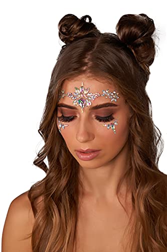 Glitzersteine für Gesicht Strasssteine Gesichtstattoo selbstklebende Schmucksteine blassrosa grün Cover