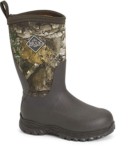 MUCK Kids RealTREE Edge Rugged II Boot Camo Size 4(M)