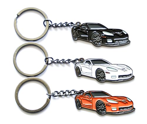 Image of C6 Corvette Keychain - Vette Gifts for Men
