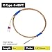 YCCMSM13 Wrnt-035 K Type Mini Waterproof Oilproof Fine Wire Thermocouple Probe 0-480℃ Industrial Sensor