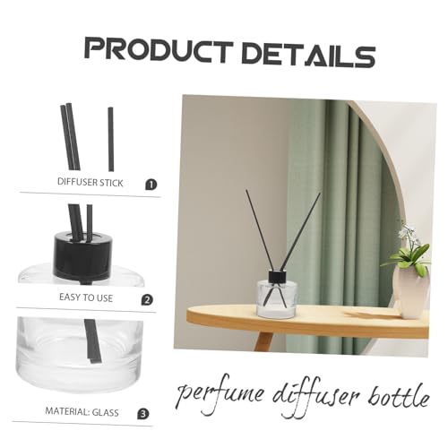 Botella Difusora de Aromaterapia de Vidrio con Palitos miniatura 6