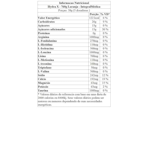 Integralmedica Hydra-X (760G) Laranja