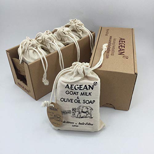 Goat Milk Soap - Handmade 100% Pure Natural & Vegan (5 Bars)