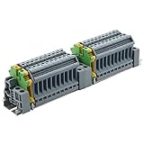 [Carril DIN de aluminio de 35MM] Rieles y soportes de montaje para mejorar la configuración e instalación. Los rieles de guía se pueden utilizar para instalar disyuntores, protectores, protección contra sobretensión, enchufes modulares, arrancadores de arranque de motor PLC, relés, terminales y otros equipos eléctricos.