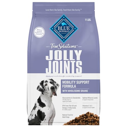 Blue Buffalo True Solutions Jolly Joints Mobility Care Natural Dry Food for Adult Dogs, Chicken, 11-lb. Bag