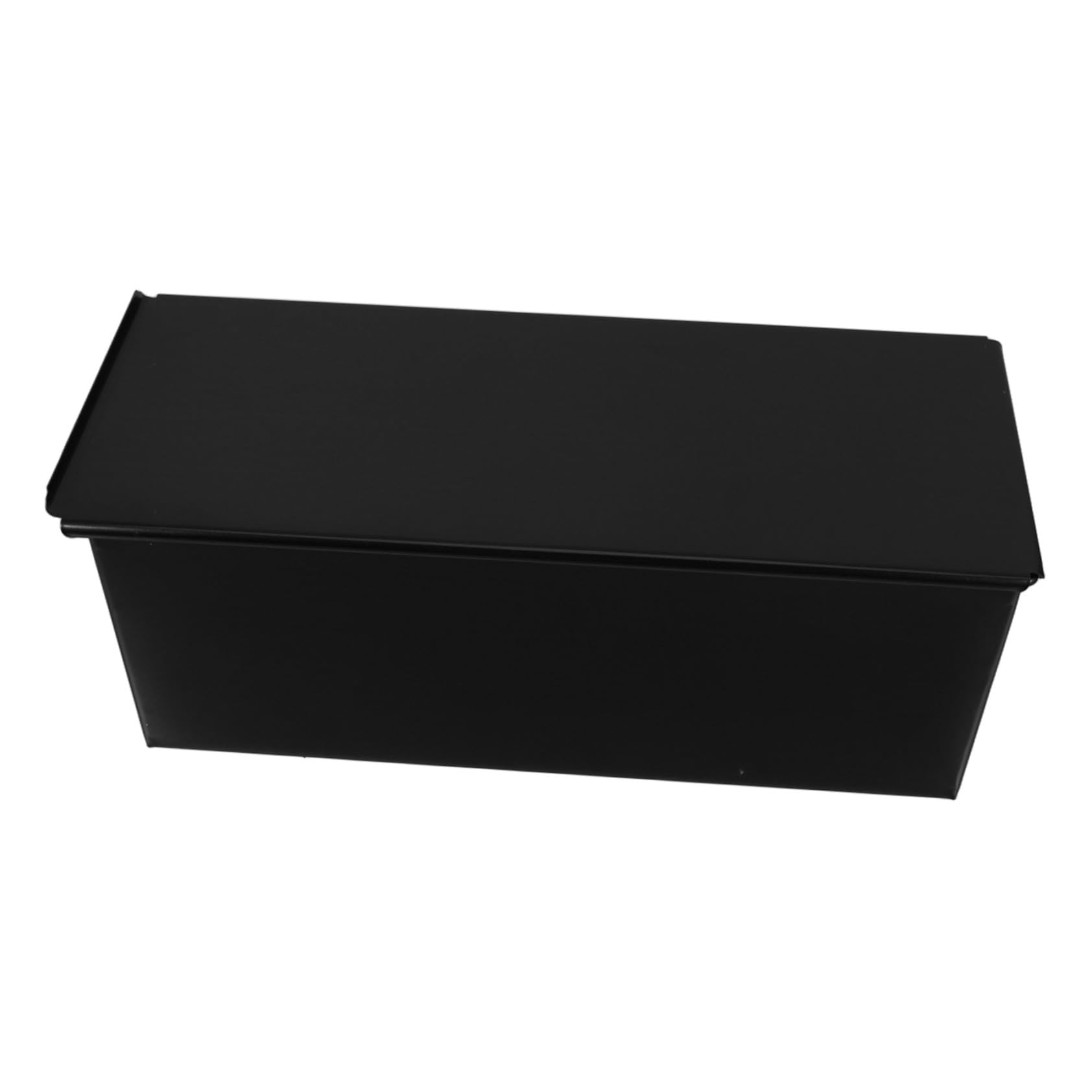Molde para Pan Negro con Tapa, Metal, 1000g, Antiadherente
