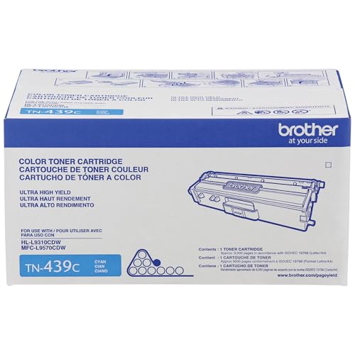 Toner Brother TN439C cyan évite les traces pour 9000 pages propres