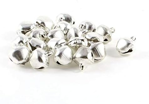 EliteKoopers 6mm Jingle Bell Beads For Xmas Craft Christmas Charms Jewellery Decor Item