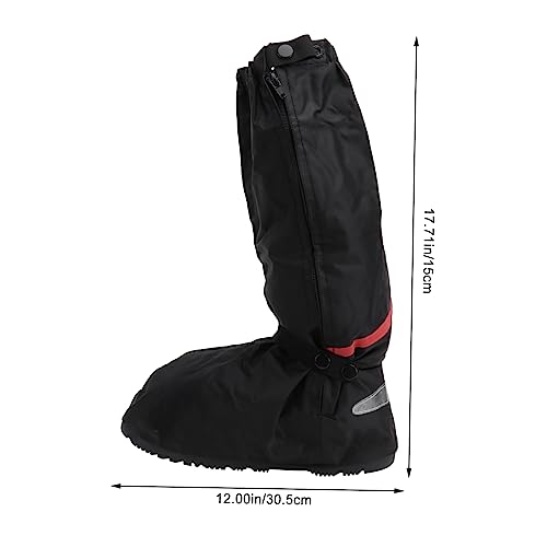 Cubiertas para zapatos HANABASS, 1 par, impermeables, de goma y tela oxford, para lluvia, nieve y barro miniatura 2