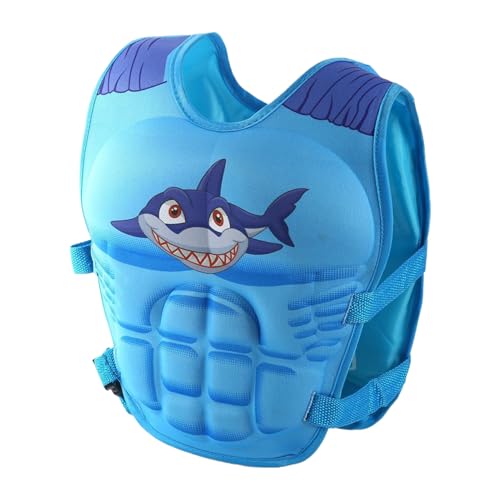 子供向けの水泳ベスト - 大きな45x34cmの子供フロート、調整可能な浮力援助 オックスフォード布材料、快適な安全なデザイン|男の子の女の子の若者プールビーチトレーニングのための水泳安全用具