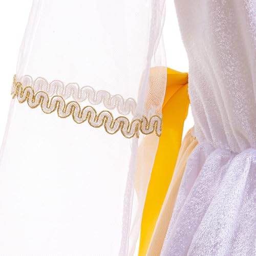 Disfraz de Ángel Blanco para Niñas Talla 10-12 miniatura 5