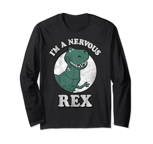 Disney Pixar Toy Story I'm A Nervous Rex Dinosaur Long Sleeve T-Shirt