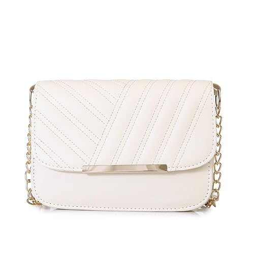 ELEGANCE ERA Stylish Casual Crossbody Handbag Sling Bag for Women Girls Office, College, Travel (Muliticolor) (white) (B0DCG13Q93) Amazon Price History, Amazon Price Tracker